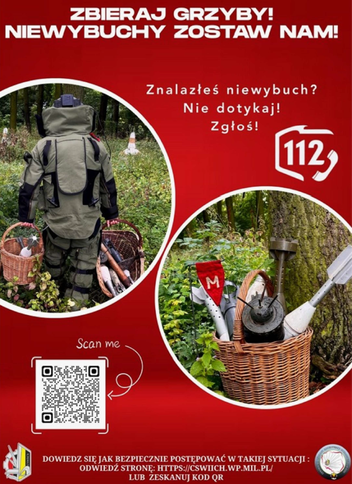 Plakat akcji informacyjnej