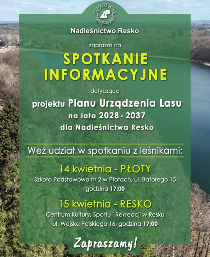 Plakat z zaproszeniem